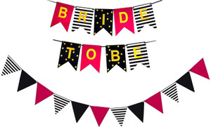 GRAND SHOP Happy Birthday Banner With Bunting Flags - Party Decoration Set