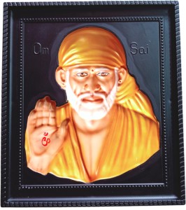 om sai toys Sai Baba 3D Photo Frame (8 x 10 inch) for Temple and Home Decor  (Orange). Religious Frame Price in India - Buy om sai toys Sai Baba 3D Photo