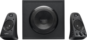 Logitech Z623 THX with Subwoofer, THX Certified Audio, Deep Bass 400 W Laptop/Desktop Speaker(Black, 2.1 Channel)