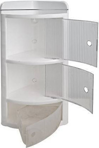 URBAN CHOICE corner shelf bathroom rack storage organizer Plastic Wall ...