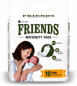 FRIENDS Maternity Pads with Elastic Loop for Post Pregnancy Bleeding