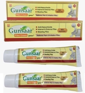 Buy Gunsaar Piles Cream 25g (Pack of 2)/ Anit-Hemorrhoids/ Internal & External Piles/ Bleeding Piles for Rs. online. Gunsaar Piles Cream 25g (Pack of 2)/ Anit-Hemorrhoids/ Internal & External Piles/ Bleeding Piles at best prices with FREE shipping & cash on delivery. Only Genuine Products. 30 Day Replacement Guarantee.