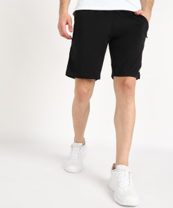 ADIDAS Self Design Men Black Sports 