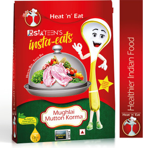 sixteen's Insta Eats Mughlai Mutton Korma | Ready-to-Eat Mutton| Heat ...