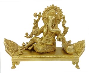 Vinayakmoorti Ganesha Ashtdhatu Statue Ganpati Bappa Big Size Spirtual