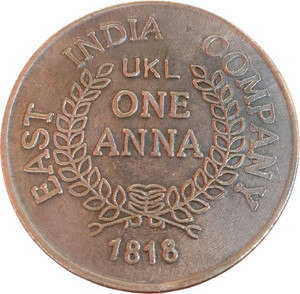 rbf-east-india-company-one-anna-250-gram-1818-coin-ancient-coin