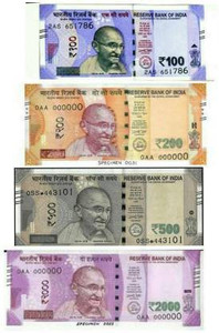 WHITE POPCORN Playing Indian Currency Notes for Fun Paper Kids (90 X 4 ...