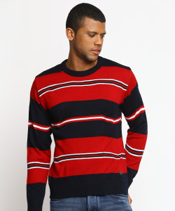 DUKE Colorblock Round Neck Casual Men 