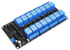 Lumens 16 CHANNEL RELAY BOARD MODUL ARDINO PROGRAMING BOARD Micro ...