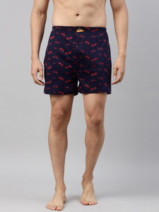 Buy DIXCY SCOTT Printed Men Dark Blue 