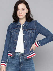 LEVI'S Full Sleeve Solid Women Jacket 