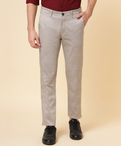 KILLER Slim Fit Men Grey Trousers - Buy 