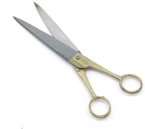  | HBS Professional Barber Hair Cutting Salon Brass Scissors   (Set of 1, Gold) Scissors - Hair Cutting
