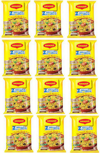 Maggi Masala Instant Noodles Vegetarian 840 grams (70g*12) Instant