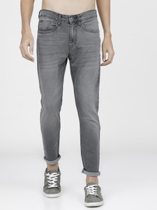 HIGHLANDER Tapered Fit Men Grey Jeans 
