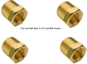 Brass Pipe Fitting Hex Nipple M/M 1/8" 1/4'' 3/8'' 1/2'' Male Thread Coupler Connectors - View #13