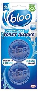 3x Bloo Max Originla In Cistern Blue Water Block Hygiene Cleaner 70g bundle 