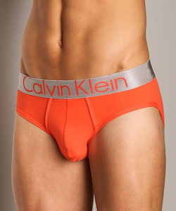 Orange calvin klein men's underwear sales
