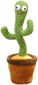 Benolls Dancing Cactus Toy,Talking Repeat Singing Sunny Cactus Toy 120 Pcs Songs for Baby 15S Record Your Sound Sing+Repeat+Dancing+Recording+LED
