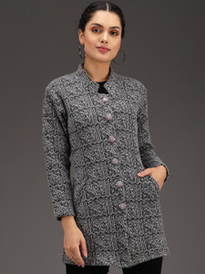 eWools Woven Collared Neck Casual Women 