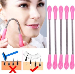STARKENDY Spring Facial Hair Remover,Spring Facial Hair Removal For  Women,Effective Manual Epilator Stick,100% Stainless Steel Threading Beauty  Tool,Removes Shortest Hairs Easily. (Pack of 2 ) - Flipkart