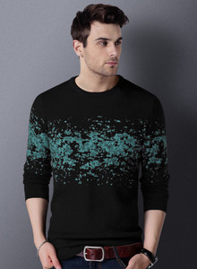 Printed Men Black, Green T-Shirt Price 