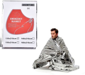 130x210cm survival emergency mylar waterproof sleeping bag foil thermal blankeWH 