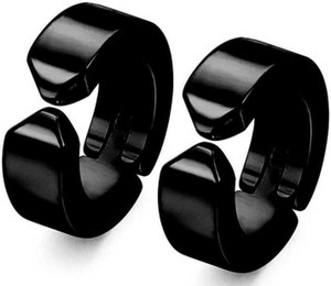 Flipkart black metal earrings clearance