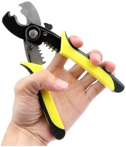 Insulated Plier Blade Hook Cable Cutter Wire Stripper Stripping Tool SO