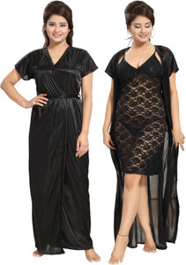 Noty Women Nighty with Robe - Buy Noty 