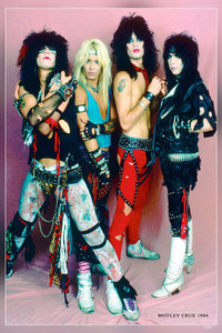 Motley Crue An American Rock Band Nikki Sixx Tommy Lee Vince Neil Mick