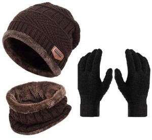 Unisex Clothing Accessories Scarf Touch Screen Gloves for Women Men Kfnire Winter Warm Beanie Hat 