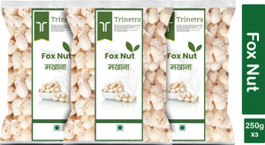 Trinetra Best Quality Phool Makhana (Puffed Foxnut)-250gm (Pack Of 3