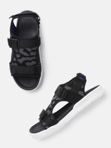 HRX by Hrithik Roshan Men Black Sandals 