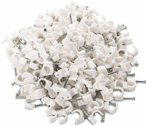 Shopsy Lucknow Crafts 5mm Cable Clip Plastic Metal Fastener - Image 1