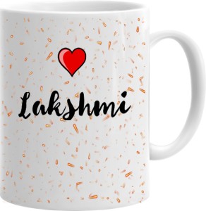 Festa Lakshmi Name Printed Coffee/ Tea Gifts For Boy Friend/ Girl Friend  (Pack Of 1) Ceramic Coffee Mug Price in India - Buy Festa Lakshmi Name  Printed Coffee/ Tea Gifts For Boy