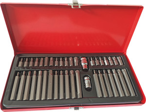 No.CL102 - 40 Piece In-Hex, Multi-Spline, Torx Insert Bit Set
