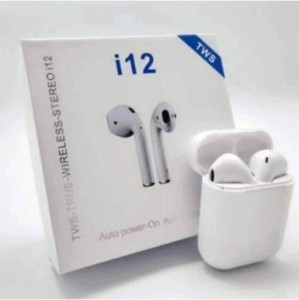 Bluetooth earphone i12 price best sale