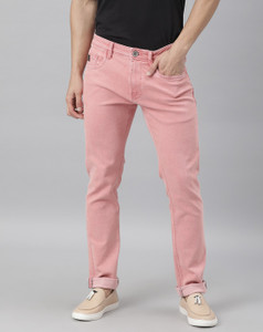 RARE RABBIT Slim Men Pink Jeans - Buy 