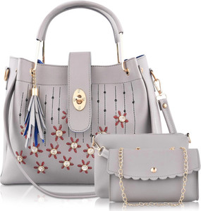 SHAMRIZ Grey Hand held Bag Combo Women s Girl s handbags Sling