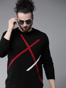 Roadster Printed Round Neck Casual Men 