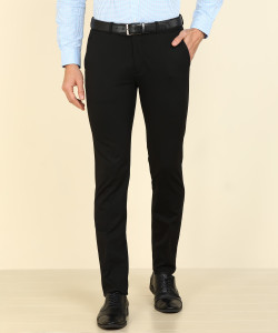 PETER ENGLAND Slim Fit Men Black 