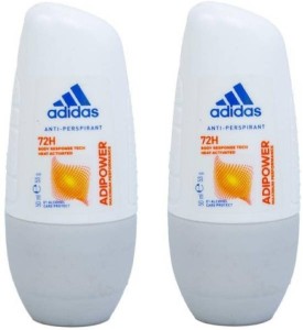 Asumir Cenagal Pocos ADIDAS Adi Power For Women Roll On (Pack Of 2) - 50ml Deodorant Roll-on -  For Women - Price in India, Buy ADIDAS Adi Power For Women Roll On (Pack Of  2) -