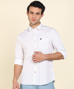 Arrow Sport Men Printed Casual White