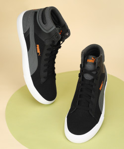 puma black sneakers qvc