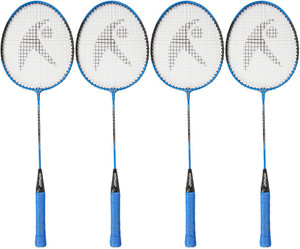Hipkoo Sports Group Rackets (Set Of 4) Blue Strung Badminton Racquet