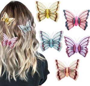 Sanas Butterfly clips Hair Clip Price in India - Buy Sanas Butterfly clips  Hair Clip online at 