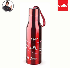 Cello Refresh Stainless Steel Double Walled Water Bottle Hot And Cold Red Ml Bottle Buy