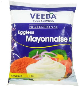 VEEBA Professional Veg Mayonnaise (Eggless) 1 kg Price in India - Buy ...