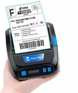 Compatible with Android/iOS/Windows/Desktop Meihengtong Dirct Thermal Printer Wireless Bluetooth & USB Label Printer 80mm for Bar Codes USB BT-108B Label Printer 